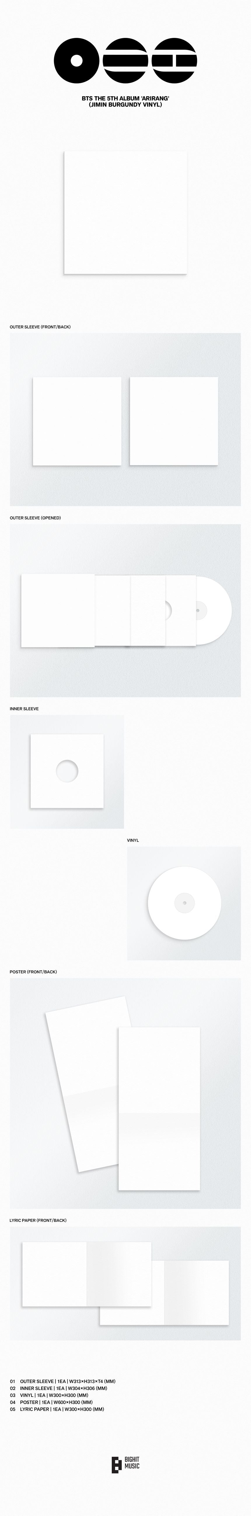 [PRE-ORDER] BTS - 5th Album 'ARIRANG' (Standard Vinyl)