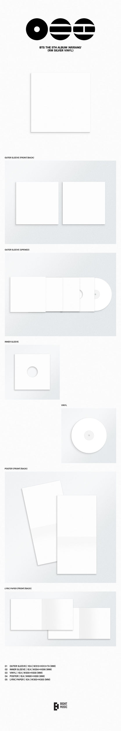 [PRE-ORDER] BTS - 5th Album 'ARIRANG' (Standard Vinyl)