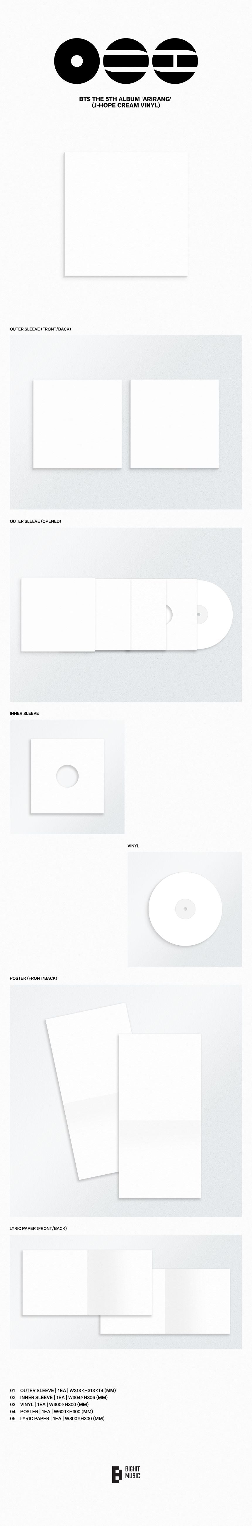 [PRE-ORDER] BTS - 5th Album 'ARIRANG' (Standard Vinyl)