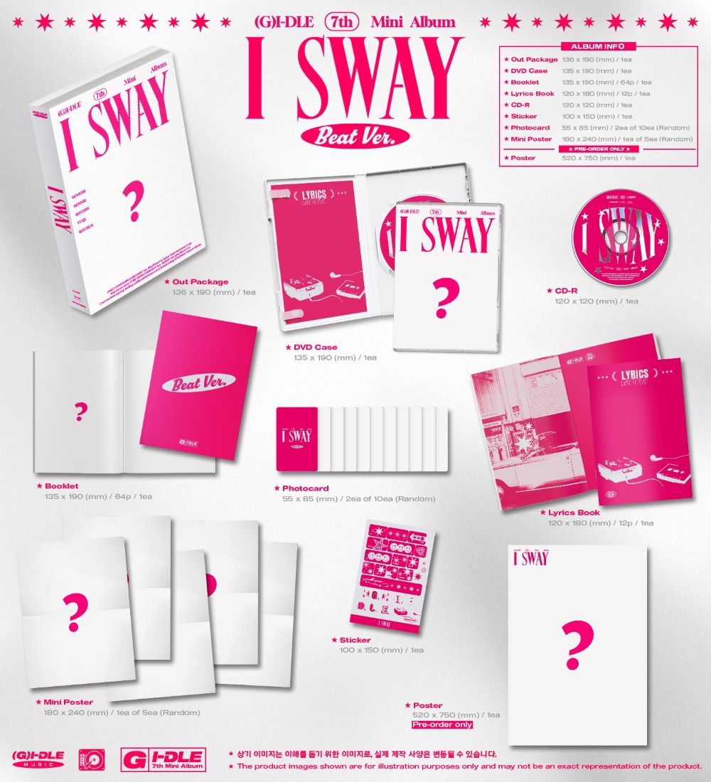 (G)I-DLE - 7th Mini-Album 'I SWAY'