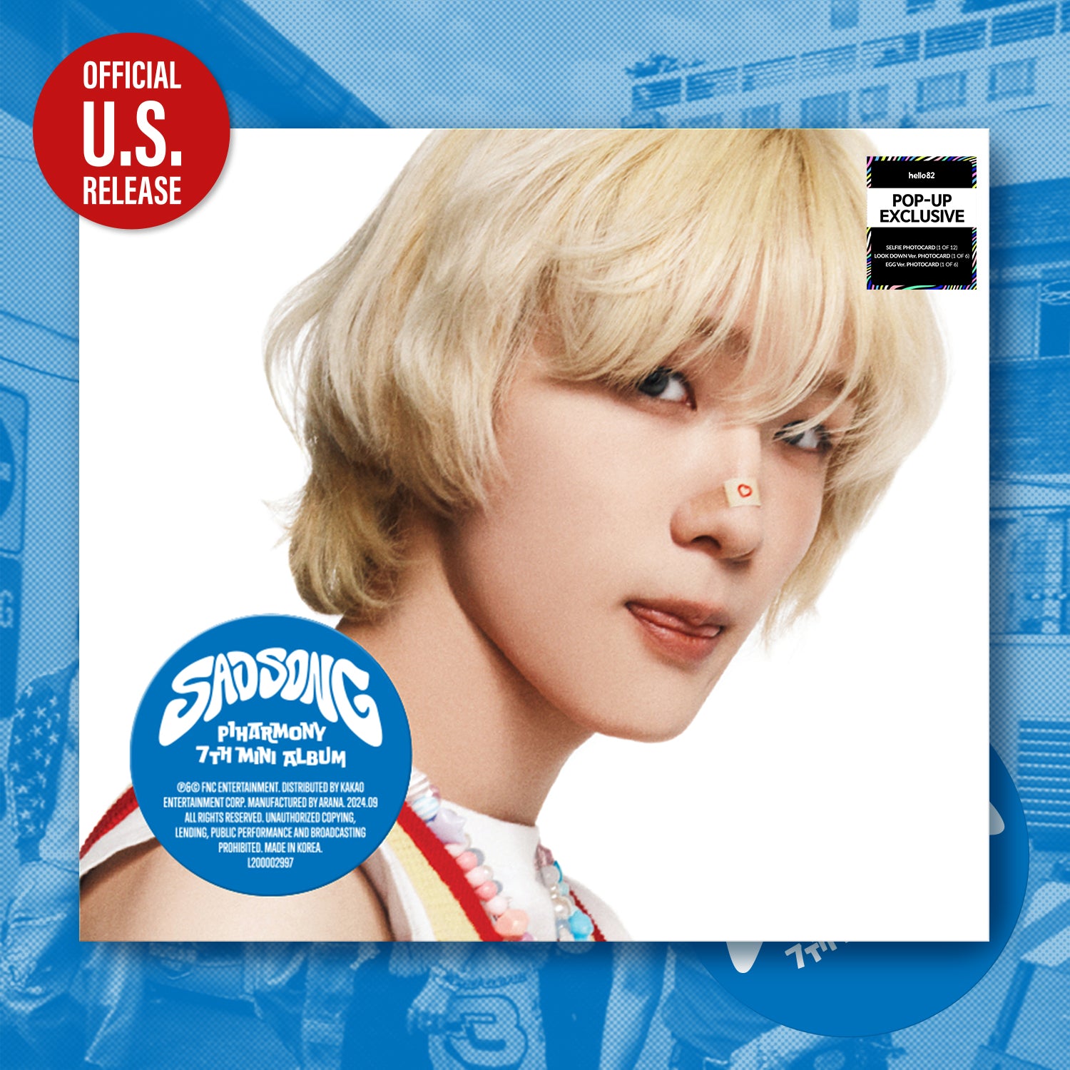 P1Harmony - 7th Mini-Album 'Sad Song' (Digipak Version