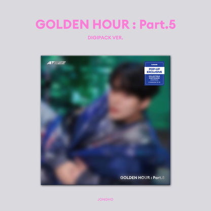 [PRE-ORDER] ATEEZ - 'GOLDEN HOUR : Part.5' (Member Digipack ver.) hello82 [POP-UP Exclusive]
