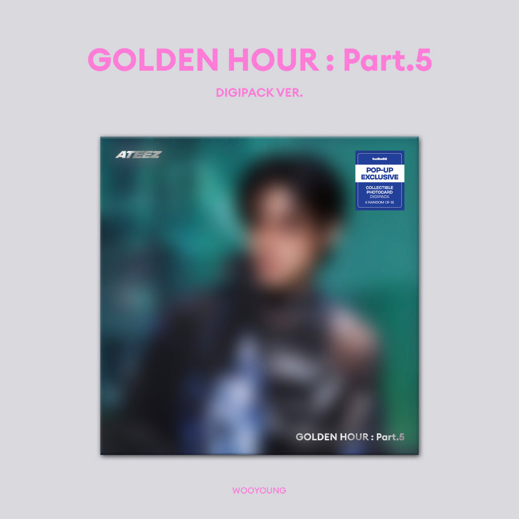 ATEEZ - 'GOLDEN HOUR : Part.5' (Member Digipack ver.) hello82 [POP-UP Exclusive]
