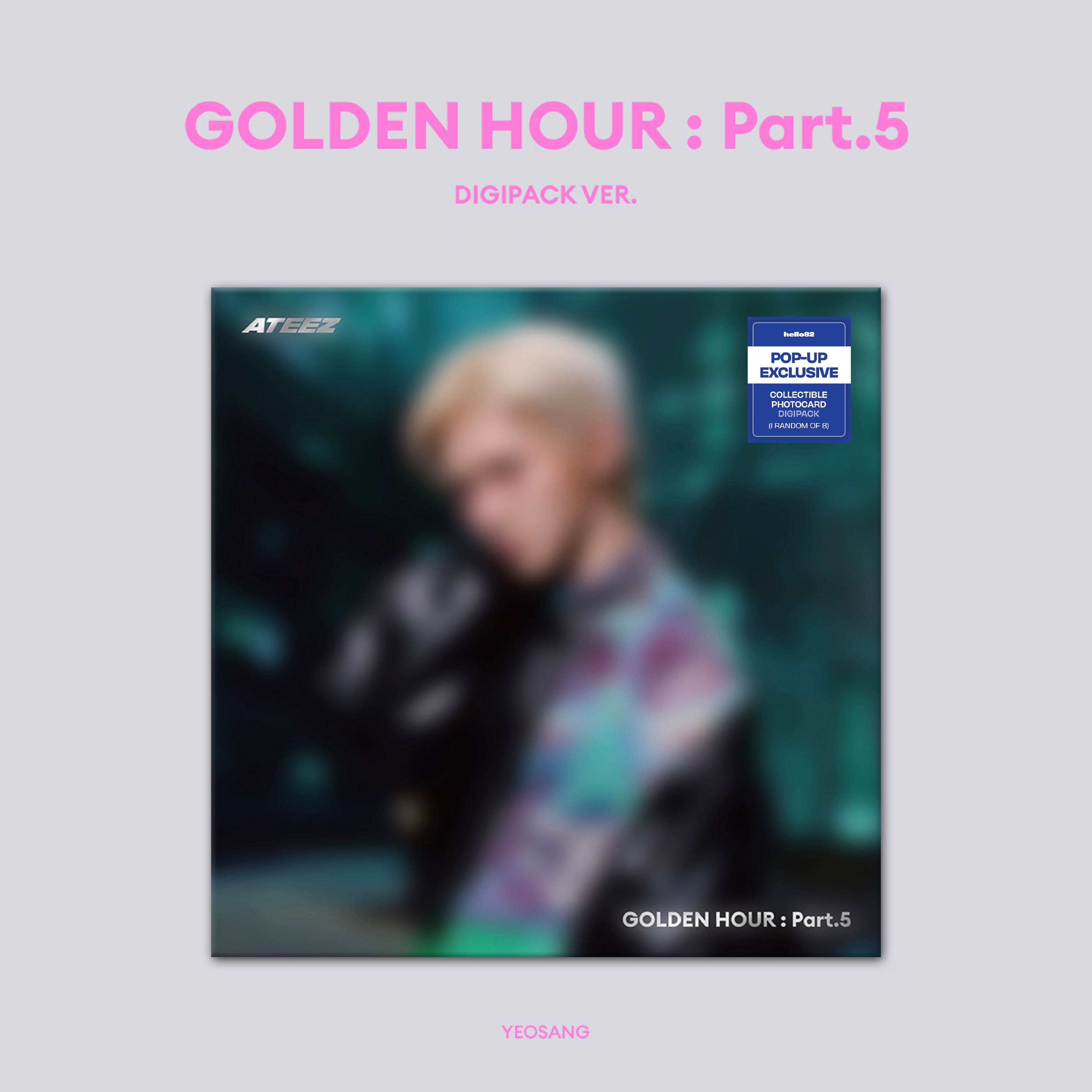 ATEEZ - 'GOLDEN HOUR : Part.5' (Member Digipack ver.) hello82 [POP-UP Exclusive]