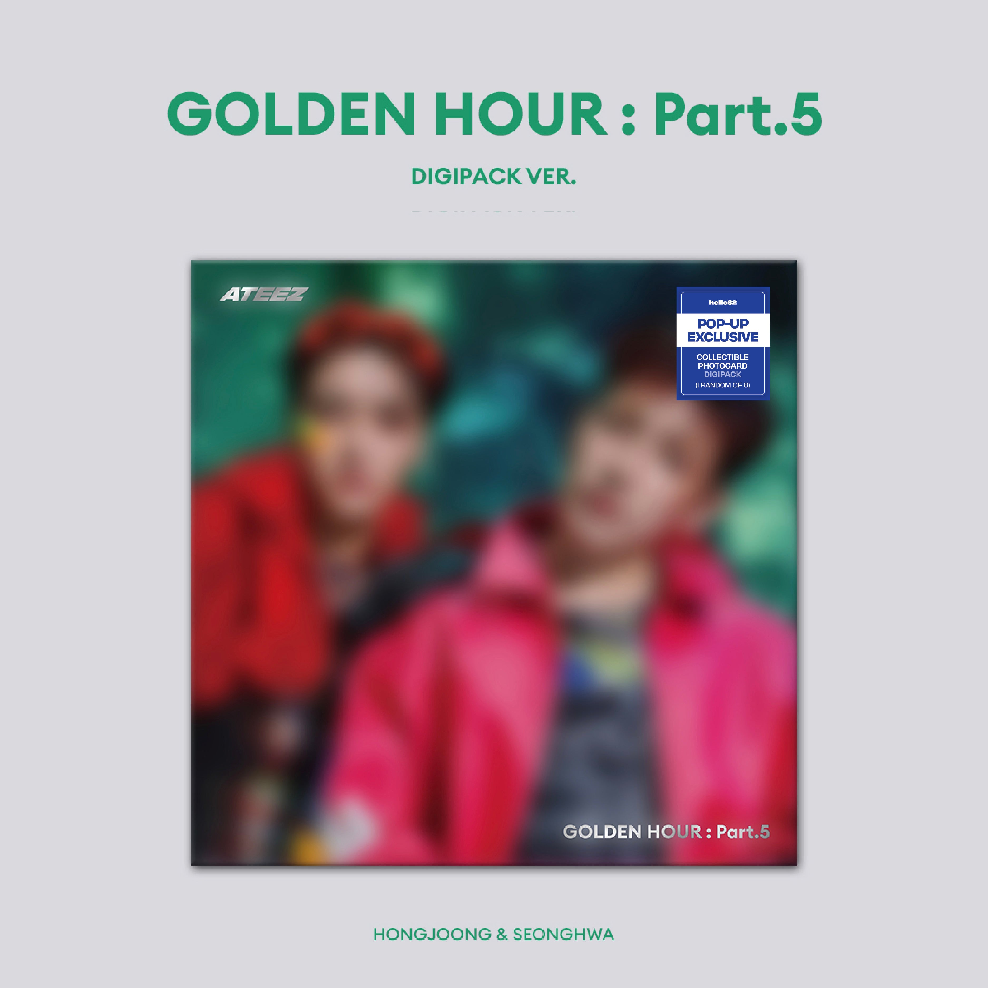 ATEEZ - 'GOLDEN HOUR : Part.5' (Unit Digipack ver.) hello82 [POP-UP Exclusive]