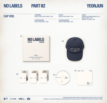 TXT - YEONJUN - 'NO LABELS: PART 02' (Cap ver.)