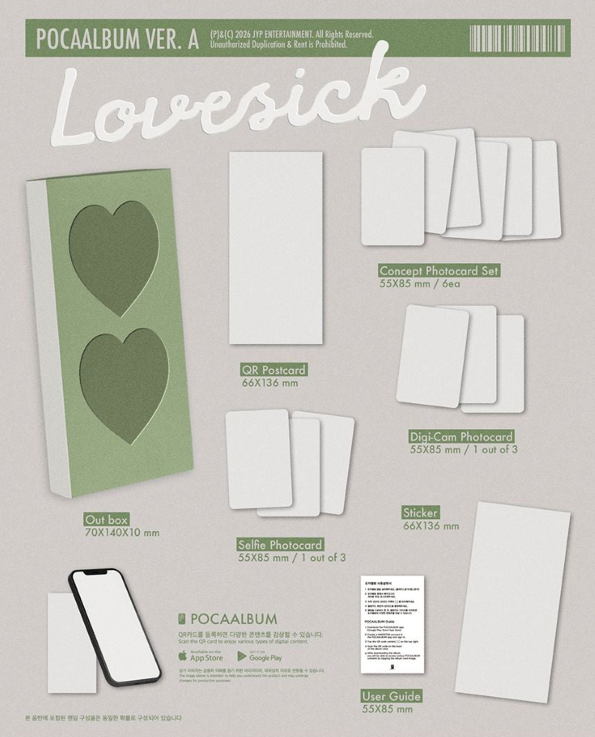 [PRE-ORDER] ITZY - CHAERYEONG - 1st Mini Album 'Lovesick' (POCAALBUM ver.)