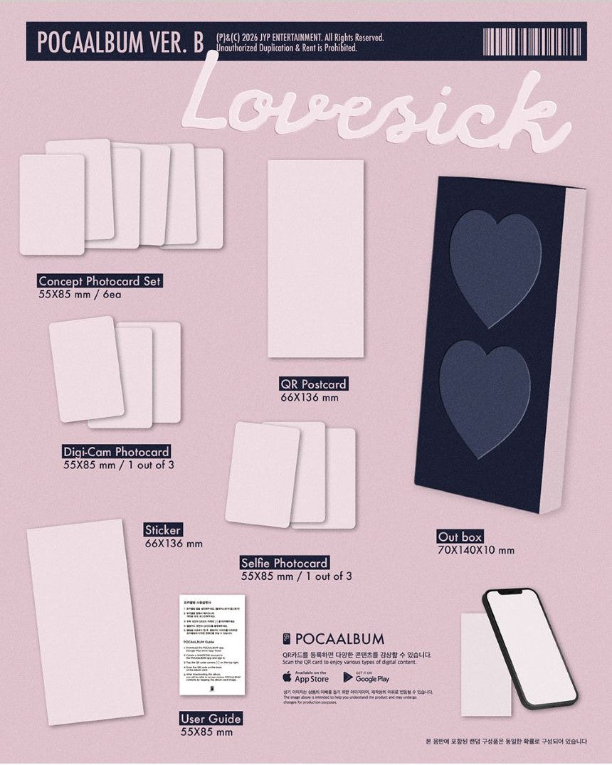 [PRE-ORDER] ITZY - CHAERYEONG - 1st Mini Album 'Lovesick' (POCAALBUM ver.)