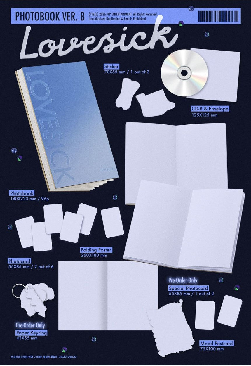 [PRE-ORDER] ITZY - CHAERYEONG - 1st Mini Album 'Lovesick' (Photobook ver.) + Apple Music POB