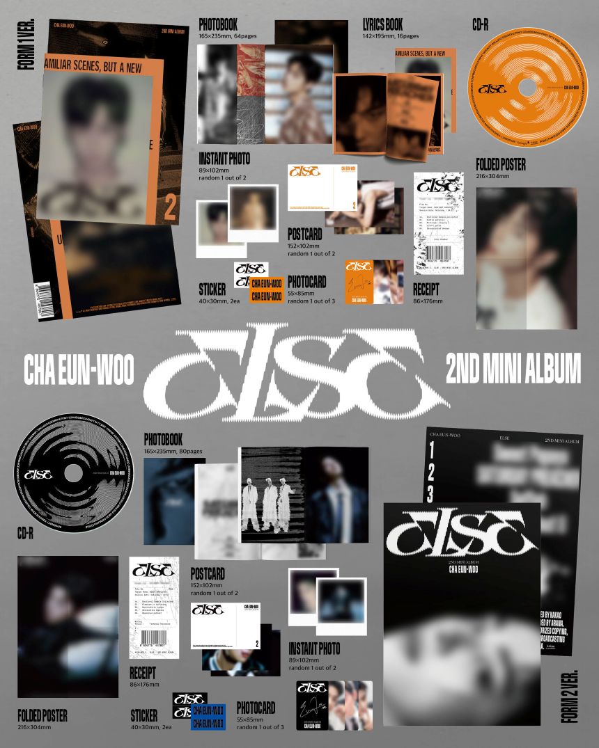 CHA EUN WOO - ASTRO - 2nd Mini Album 'ELSE' (Photobook ver.)