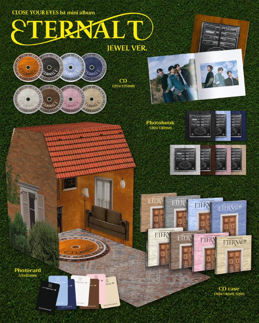 CLOSE YOUR EYES - The 1st Mini-Album 'ETERNALT' (Jewel Version)