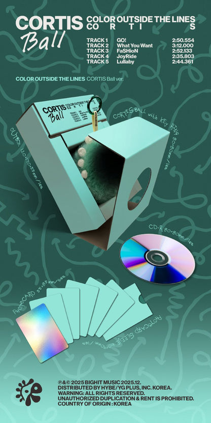 CORTIS - The 1st EP 'COLOR OUTSIDE THE LINES' (CORTIS Ball ver.)