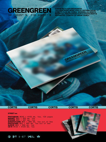 [PRE-ORDER] CORTIS - 2nd EP 'GREENGREEN' (Photobook ver.) (hello82 Exclusive)