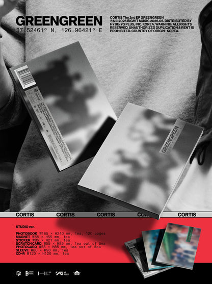 [PRE-ORDER] CORTIS - 2nd EP 'GREENGREEN' (Photobook ver.) (hello82 Exclusive)