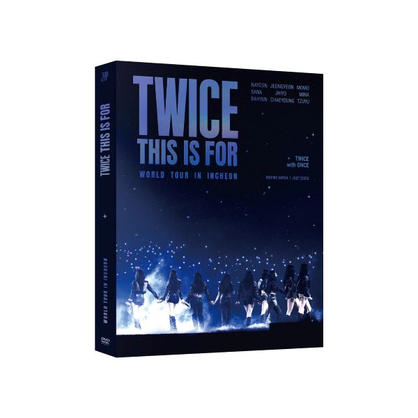 TWICE - 'THIS IS FOR' WORLD TOUR IN INCHEON DVD + Ticket POB