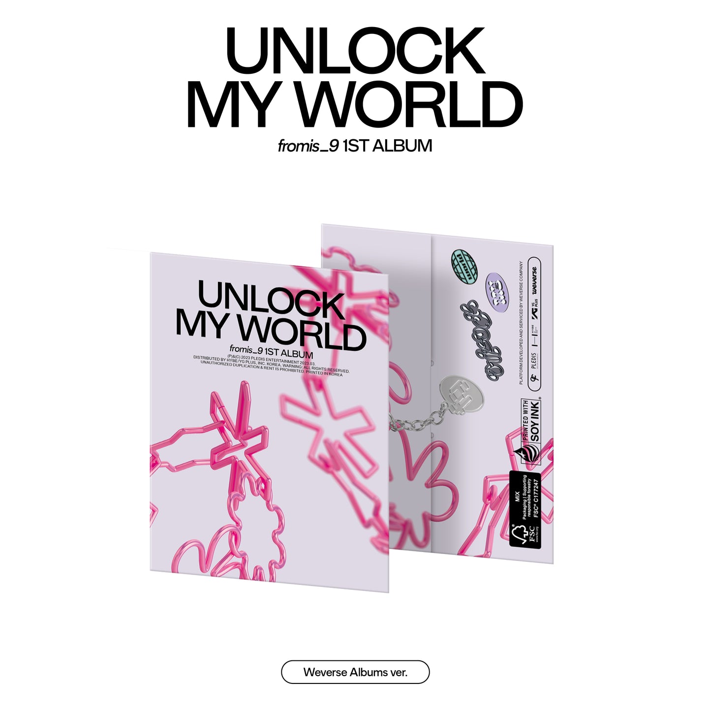 fromis_9 - 1st Album 'UNLOCK MY WORLD' (Weverse Version)
