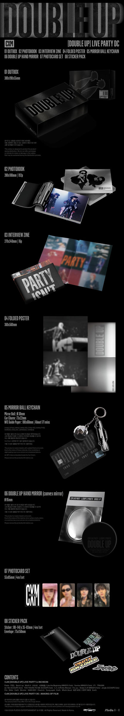 [PRE-ORDER] SEVENTEEN - CxM - [DOUBLE UP] LIVE PARTY DC