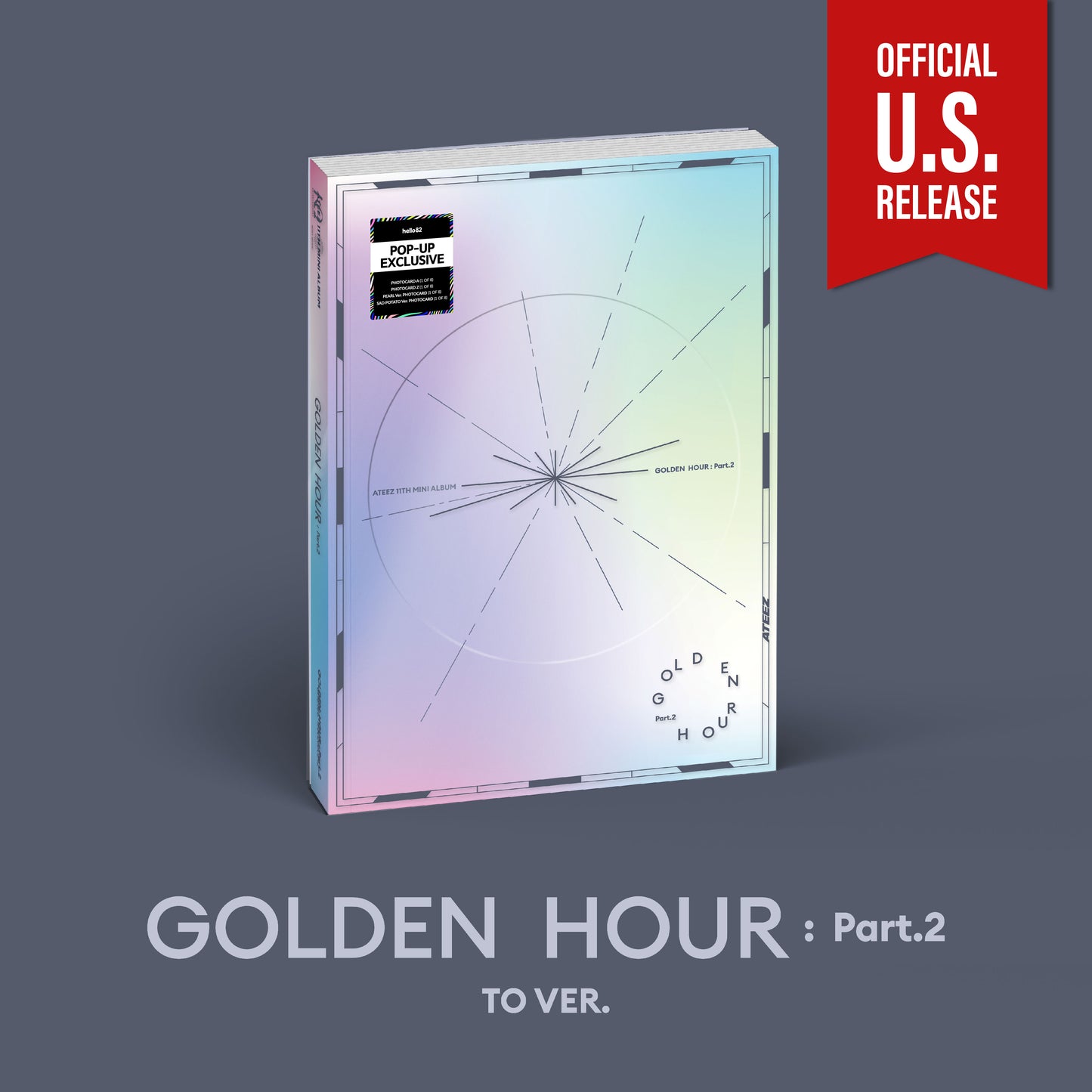 [PRE-ORDER] ATEEZ 에이티즈 - 'GOLDEN HOUR : Part 2' (Photobook Version) (US Pop-up Exclusive)