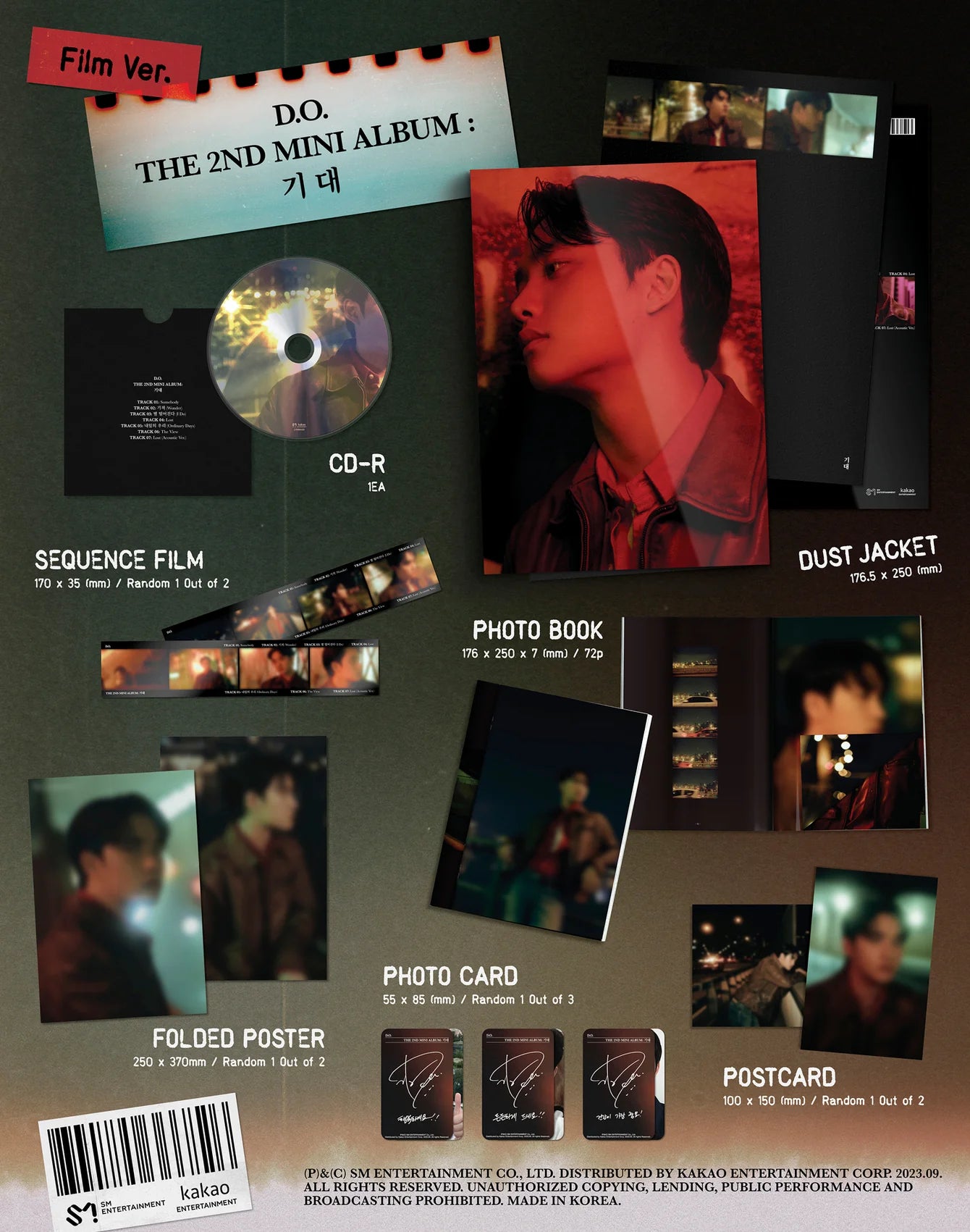[PRE-ORDER] EXO - D.O. - 2nd Mini-Album '기대' (Film Version)