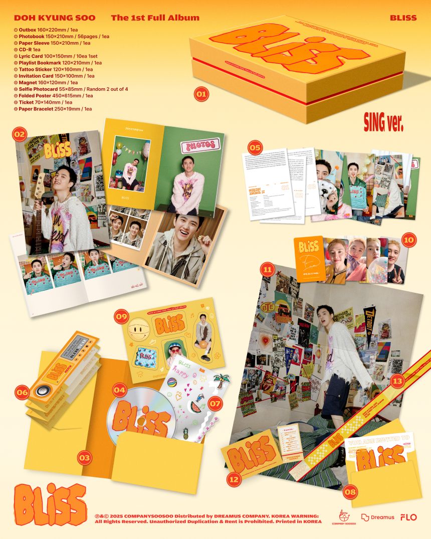 EXO - D.O - 1st Full Album 'BLISS'