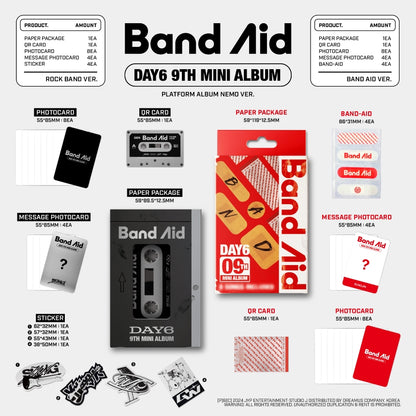 DAY6 - 9th Mini-Album 'Band Aid' (Platform Album NEMO Version)