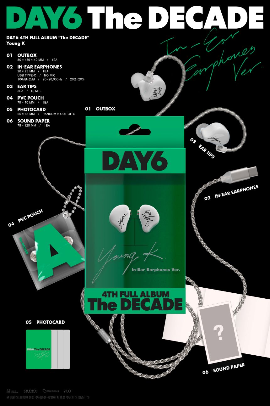 DAY6 - 4th Full Album 'THE DECADE' (Earphone Version)
