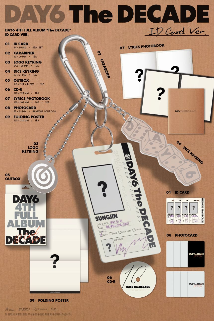 [PRE-ORDER] DAY6 - 4th Full Album 'THE DECADE' (MD Version)