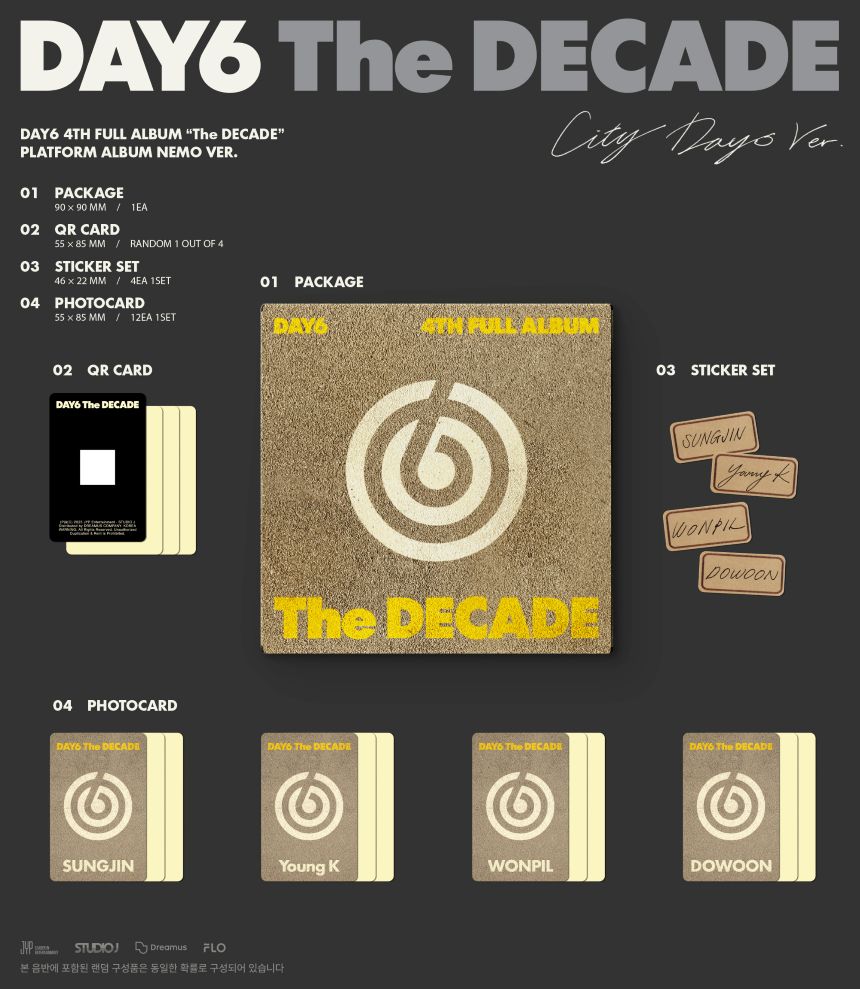 [PRE-ORDER] DAY6 - 4th Full Album 'THE DECADE' (Platform Version)