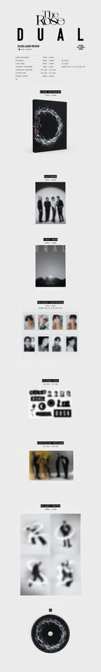THE ROSE - 2nd Full Album 'DUAL' (Deluxe Box Album) (DUSK Version)