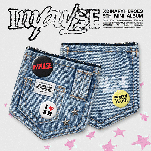 [PRE-ORDER] Xdinary Heroes - 9th Mini Album 'IMPULSE' (DENIM POUCH ver.) + Apple Music POB