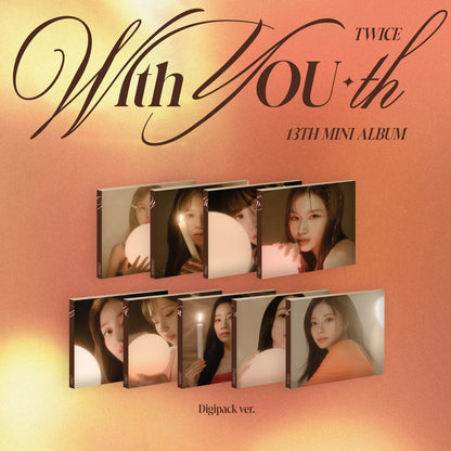 [PRE-ORDER] TWICE - 13th Mini-Album 'With YOU-th' (Digipack) + Aladin POB Photocard