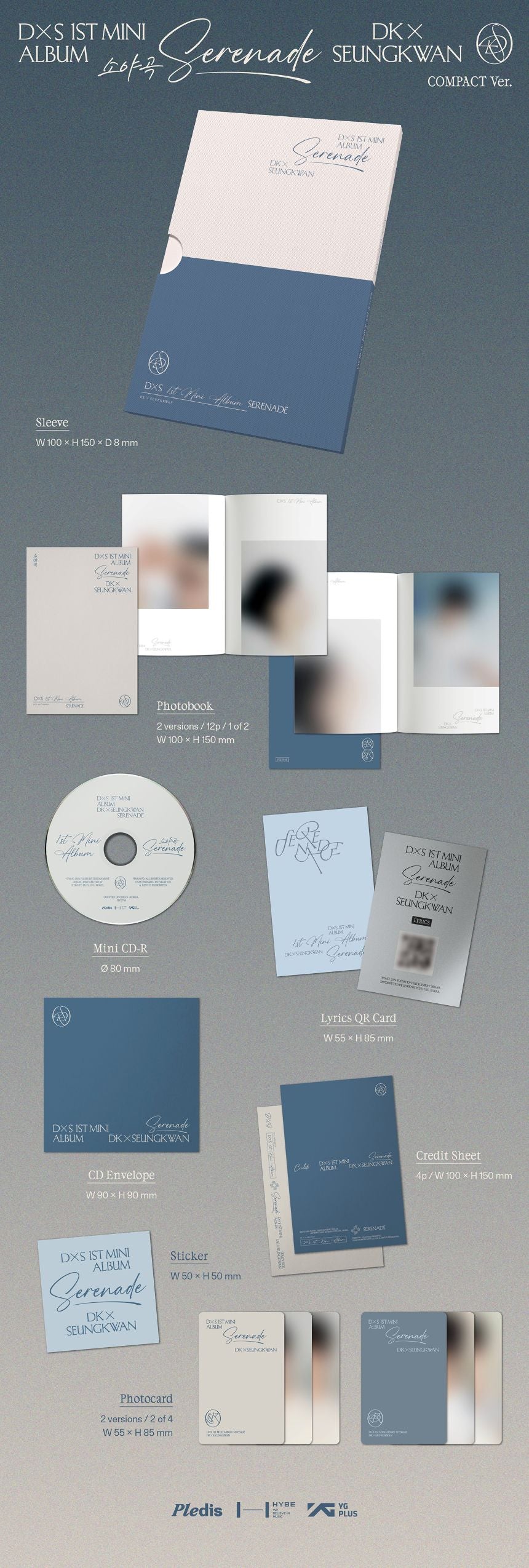 Seventeen - DK X SEUNGKWAN - 1st Mini Album 'SERENADE' (COMPACT ver.)