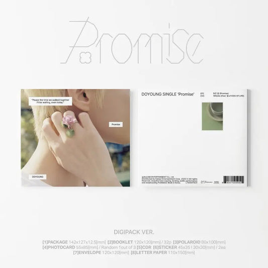 NCT - DOYOUNG - Single 'PROMISE' (Digipack ver.) + Apple Music Photocard POB