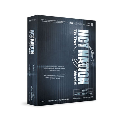 NCT - 2023 NCT CONCERT - NCT NATION : To The World in INCHEON (DVD) + Ticket POB