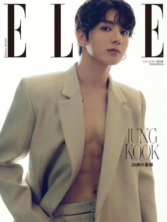 BTS - JUNGKOOK - ELLE JAPAN Spring 2026 Special Edition Magazine