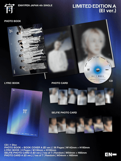 ENHYPEN - 4th Japanese Single '「宵 -YOI-」' Limited A (El ver.) + UMS POB
