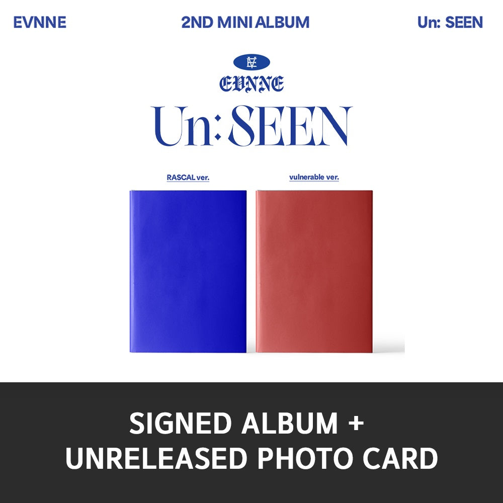 [FINAL SALE] EVNNE - 2nd Mini-Album 'Un:SEEN' [SIGNED ALBUM] (US Version)