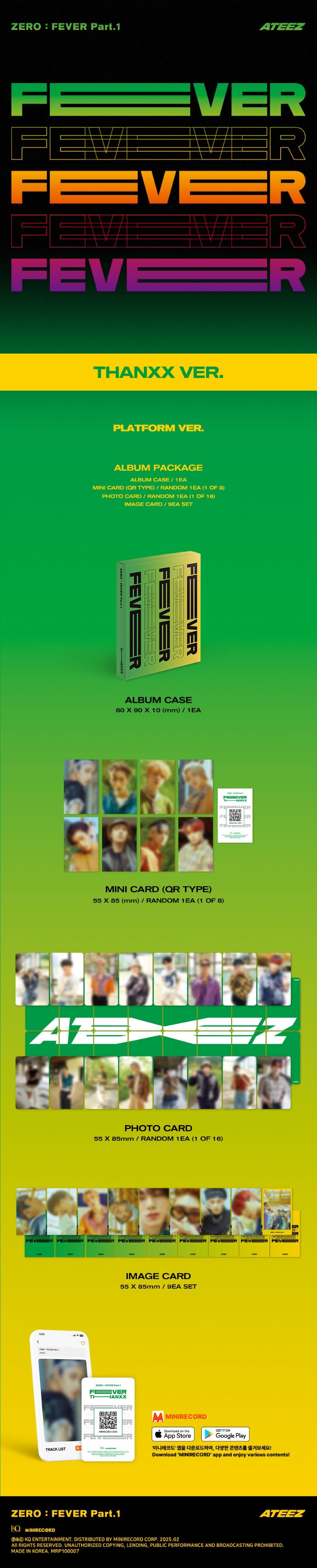 ATEEZ 에이티즈 - 5th Mini-Album 'ZERO: FEVER Part. 1' (Platform Version)