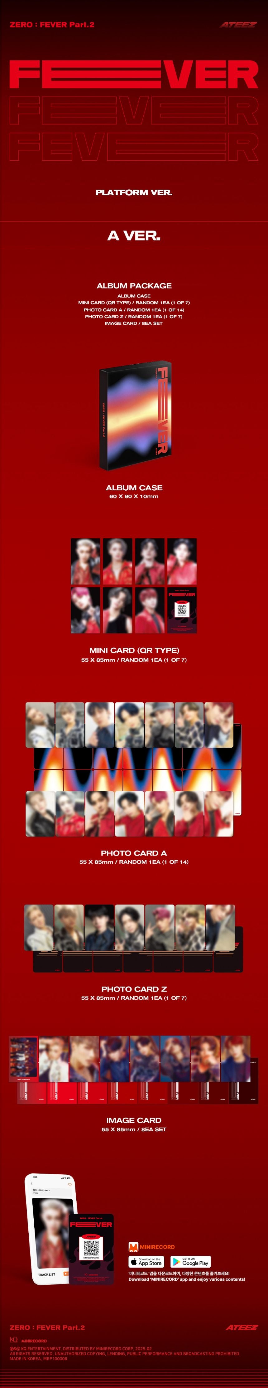 ATEEZ 에이티즈 - 6th Mini-Album 'ZERO: FEVER Part. 2' (Platform Version)