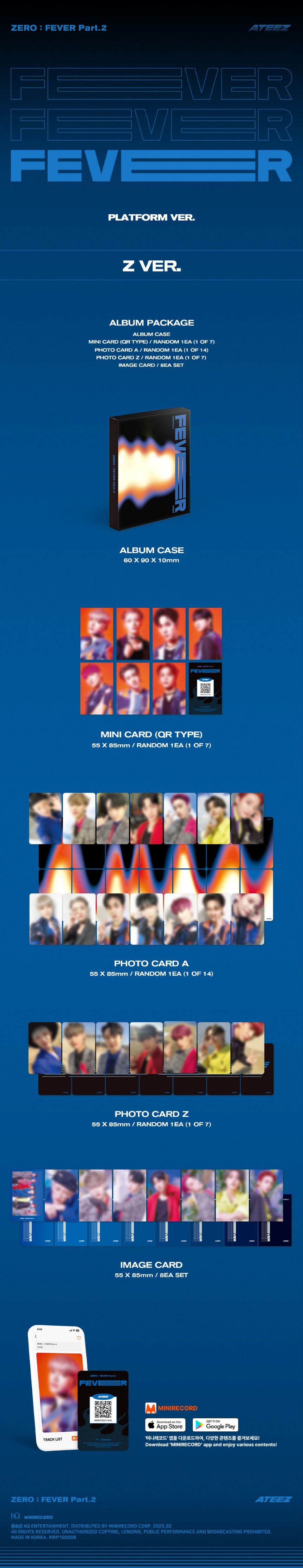 ATEEZ 에이티즈 - 6th Mini-Album 'ZERO: FEVER Part. 2' (Platform Version)