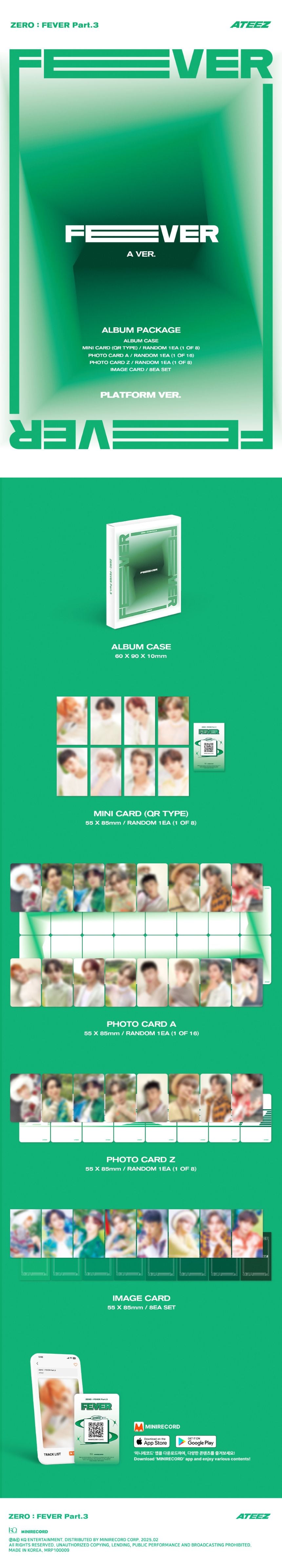 ATEEZ 에이티즈 - 7th Mini-Album 'ZERO: FEVER Part. 3' (Platform Version)