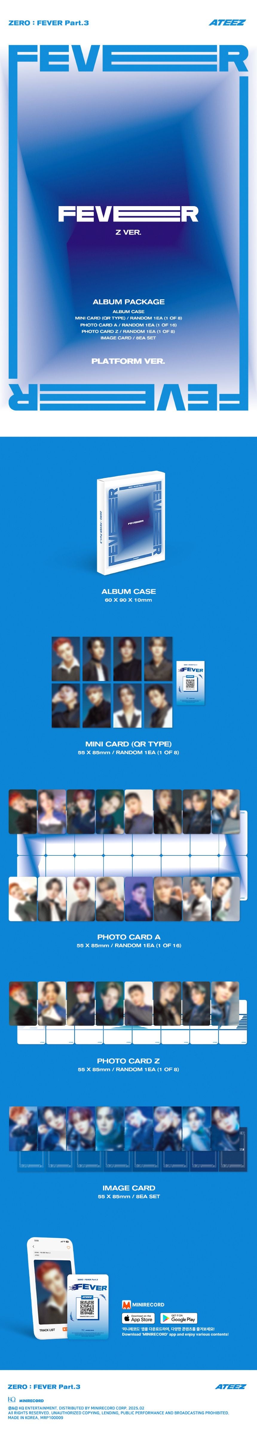 ATEEZ 에이티즈 - 7th Mini-Album 'ZERO: FEVER Part. 3' (Platform Version)