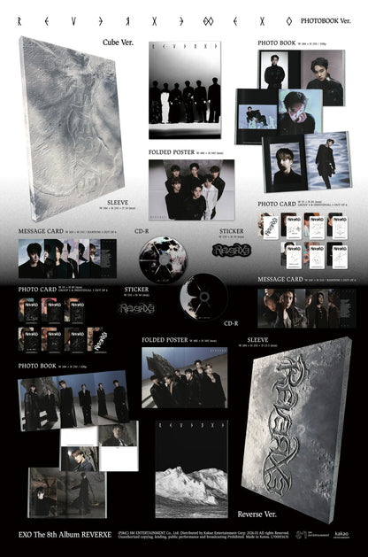 EXO - 8th Album 'REVERXE' (Photobook ver.)