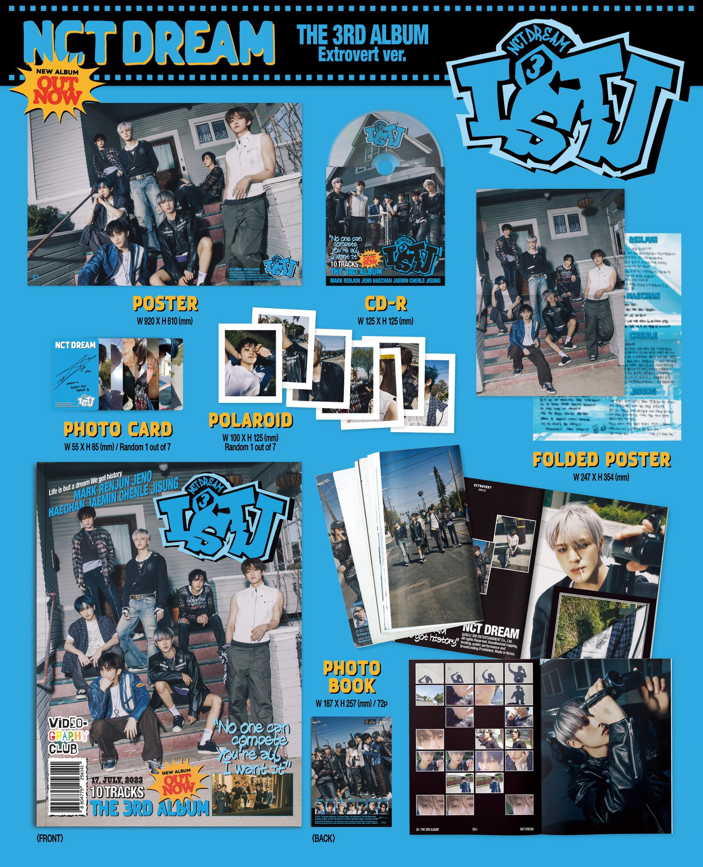 NCT DREAM - 3rd Full Album 'ISTJ' (Photobook Version)