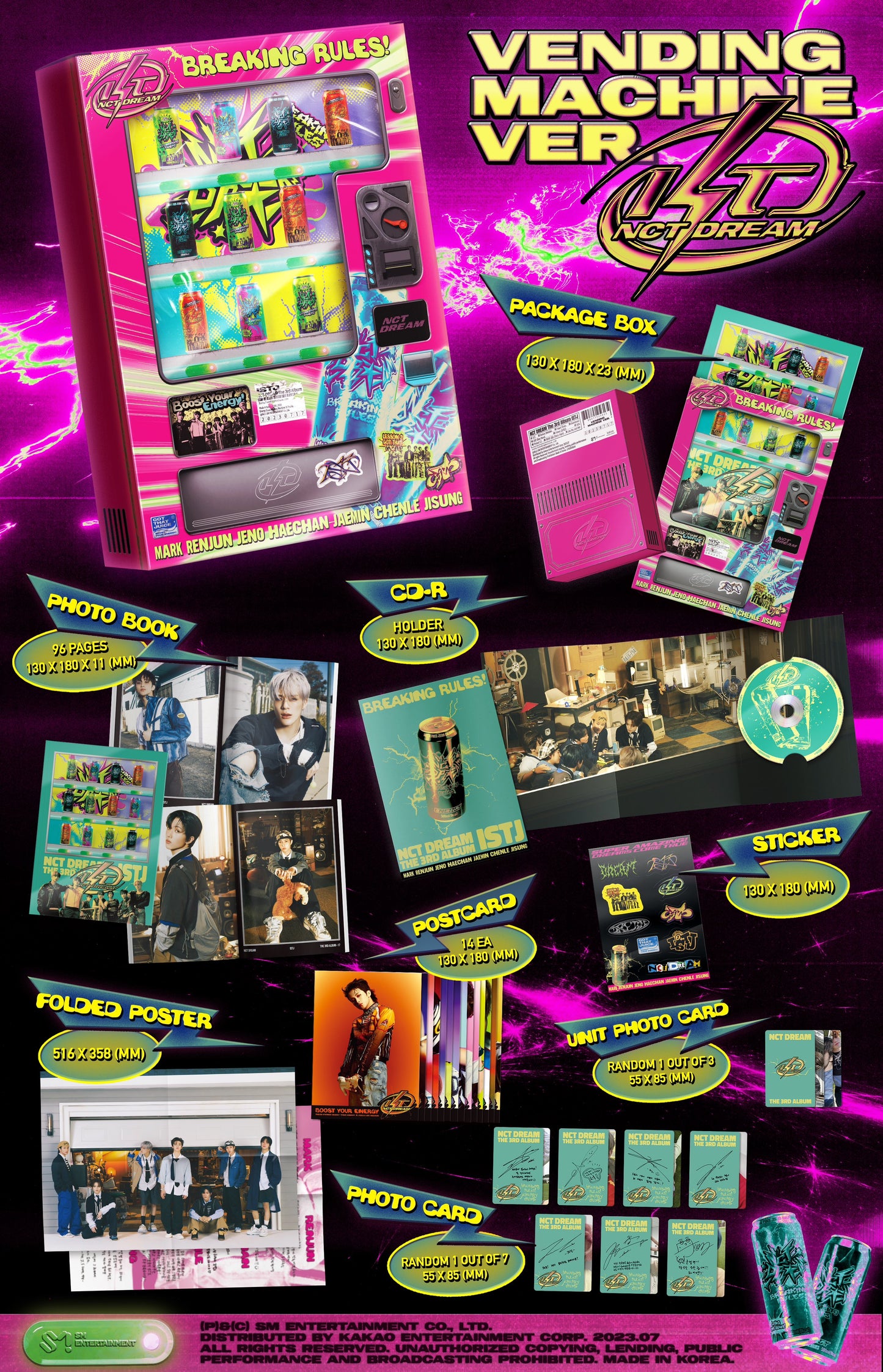 NCT DREAM - 3rd Full Album 'ISTJ' (Vending Machine Version)
