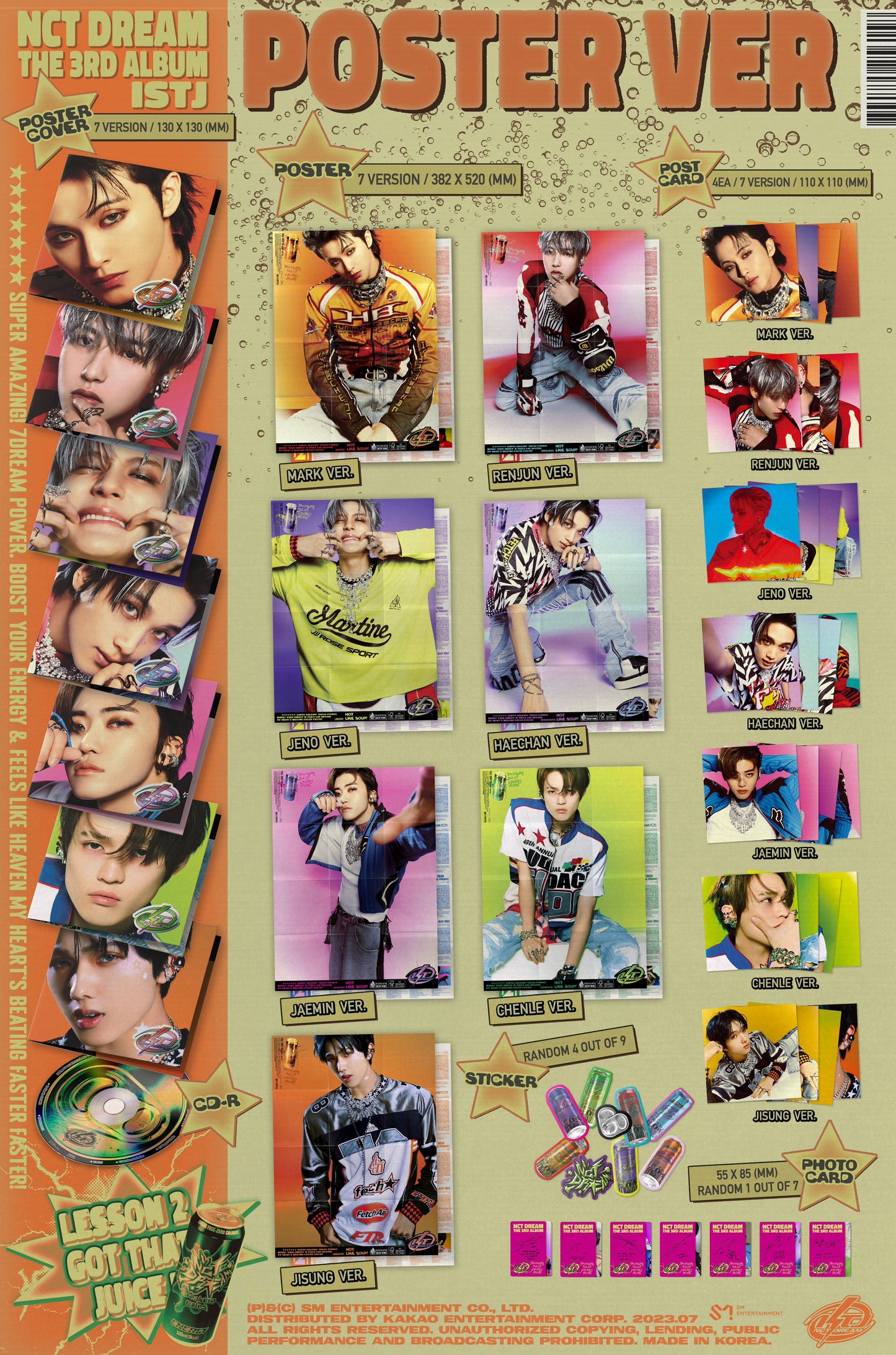 NCT DREAM - 3rd Full Album 'ISTJ' (Poster Version)