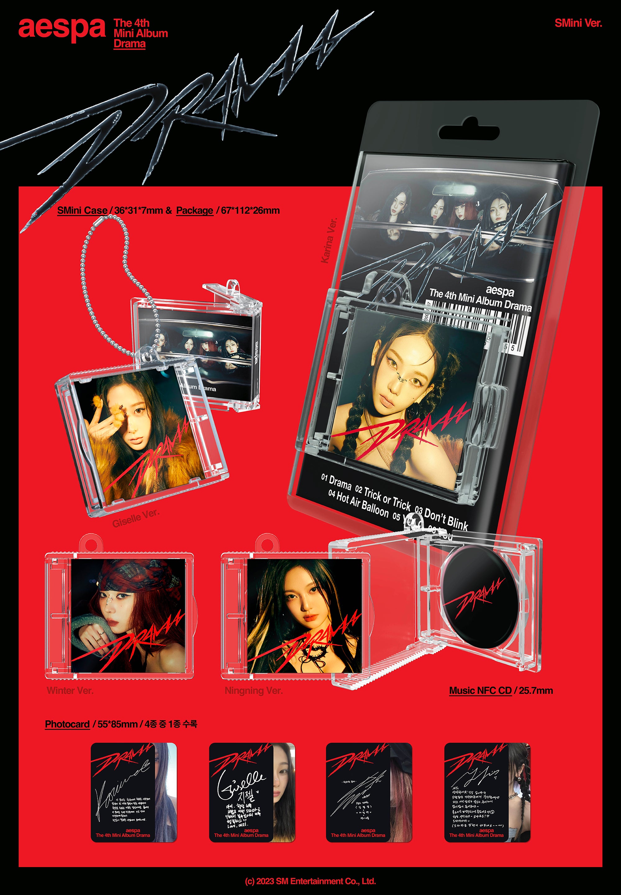 Aespa - 4th Mini-Album 'DRAMA' (SMini Version) – KLOUD K-Pop Store