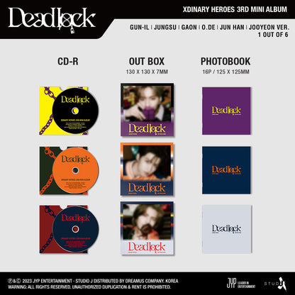 Xdinary Heroes - 3rd Mini-Album 'Deadlock' (Compact Version)