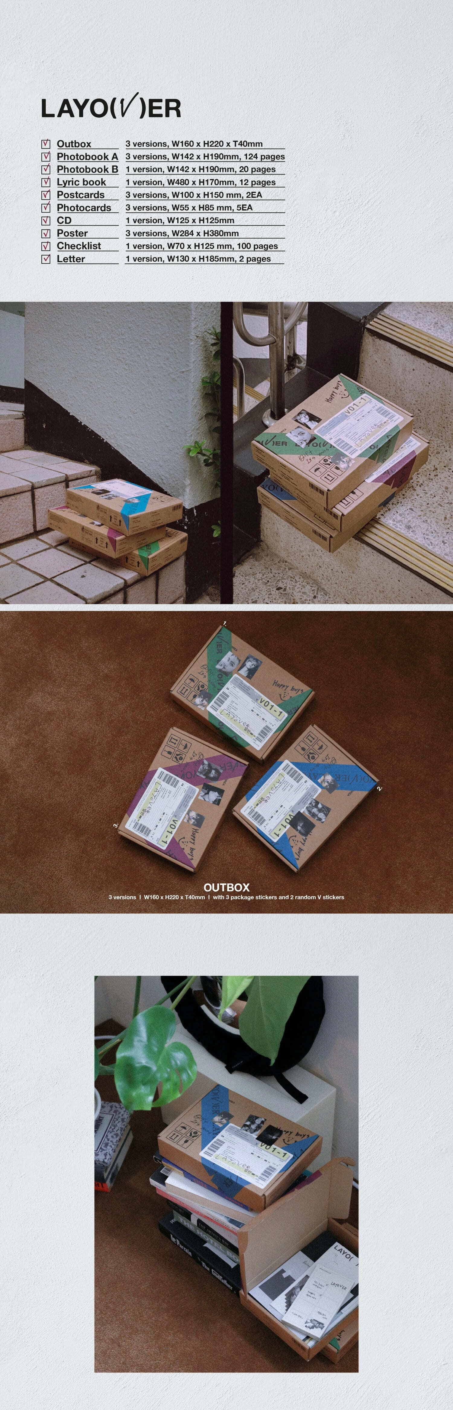 BTS - V - Mini-Album ‘Layover’ (Standard Version)