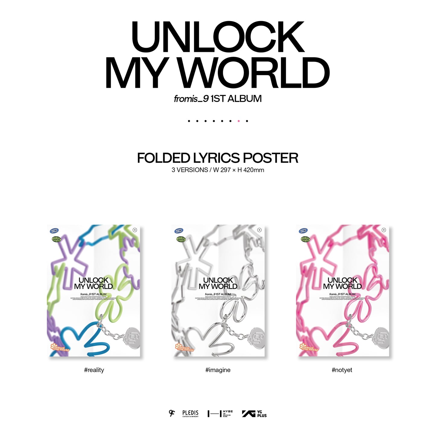 fromis_9 - 1st Album 'UNLOCK MY WORLD' (Photobook Version)